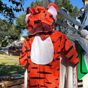 Kids Tiger Costume - Orange and Black